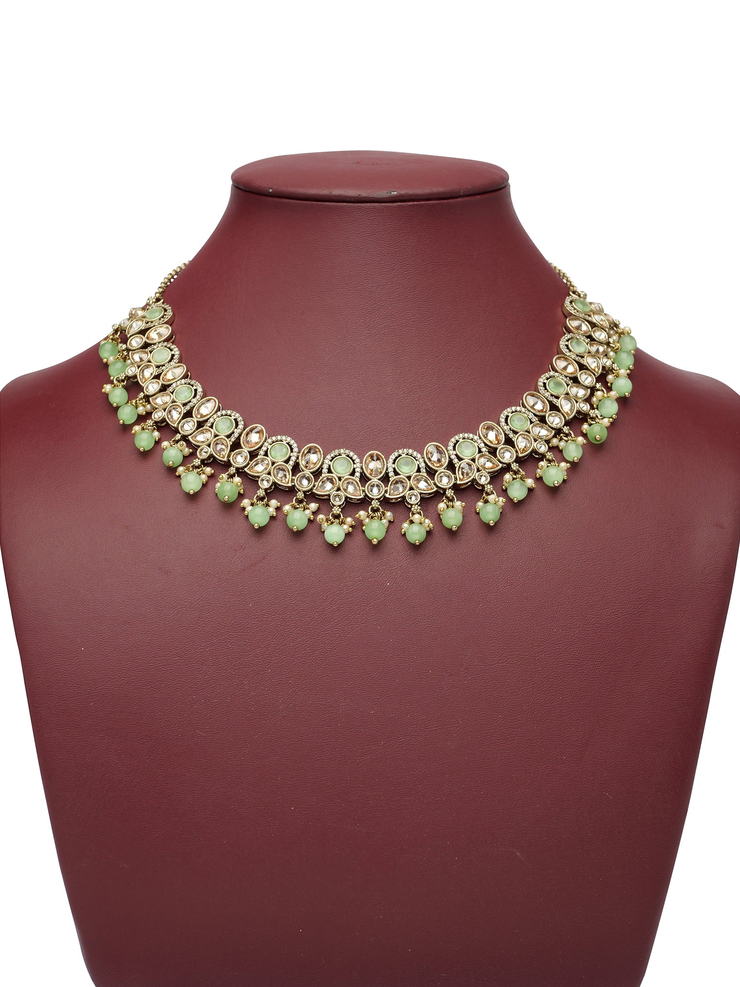 Trisha Necklace Set in Mint