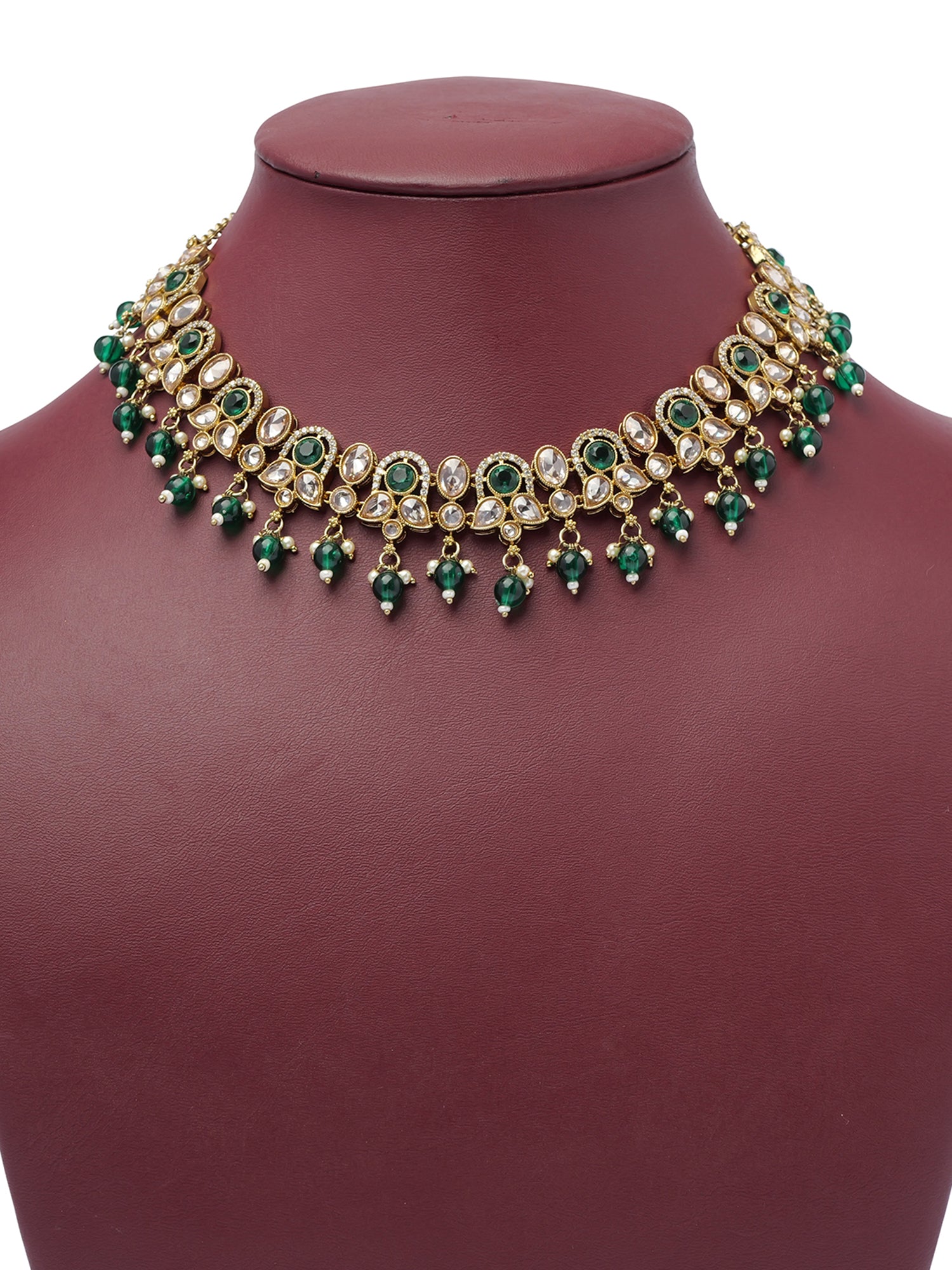 Trisha Necklace Set in Green