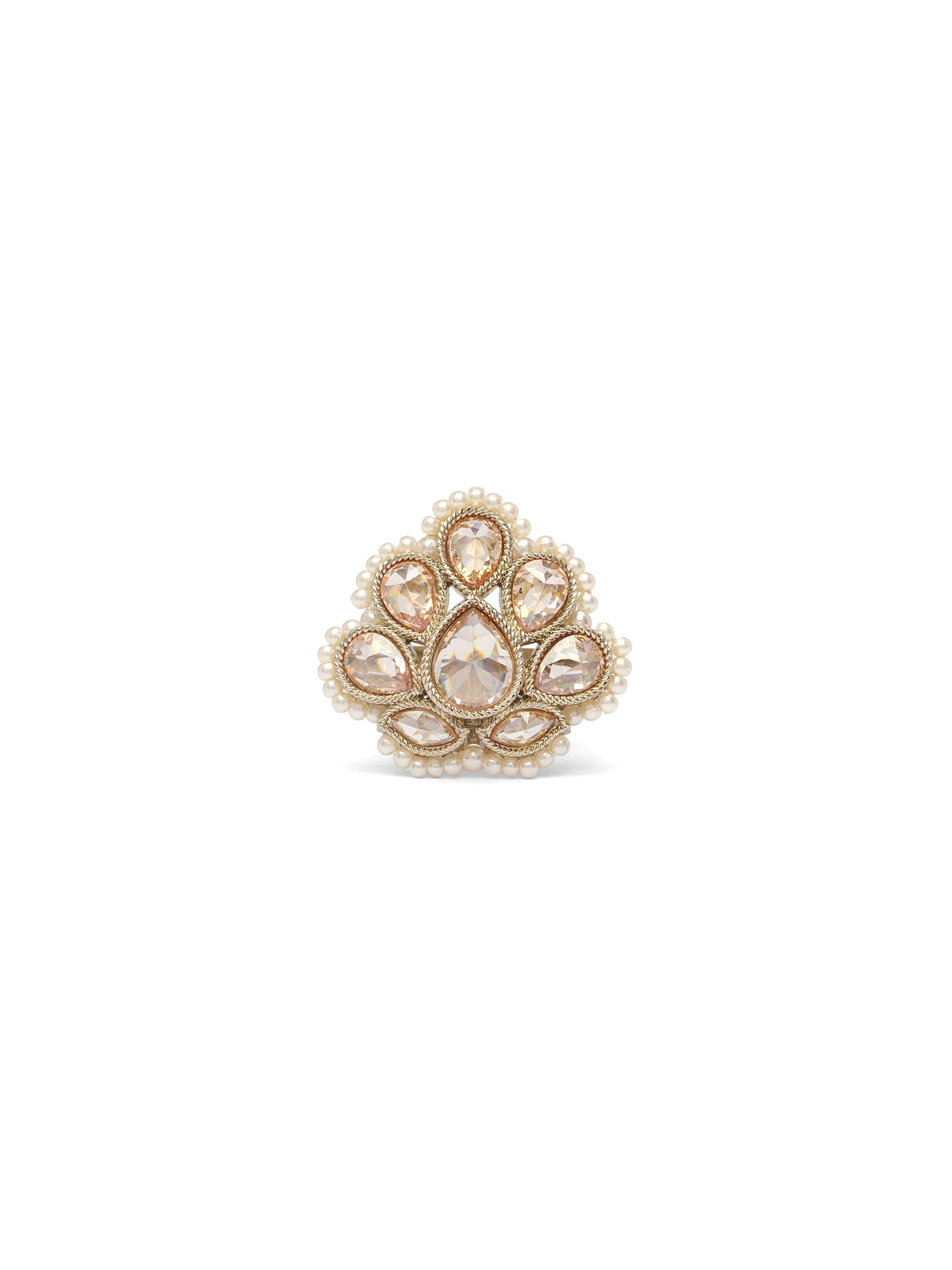 Utsav Pearl Ring in Champagne