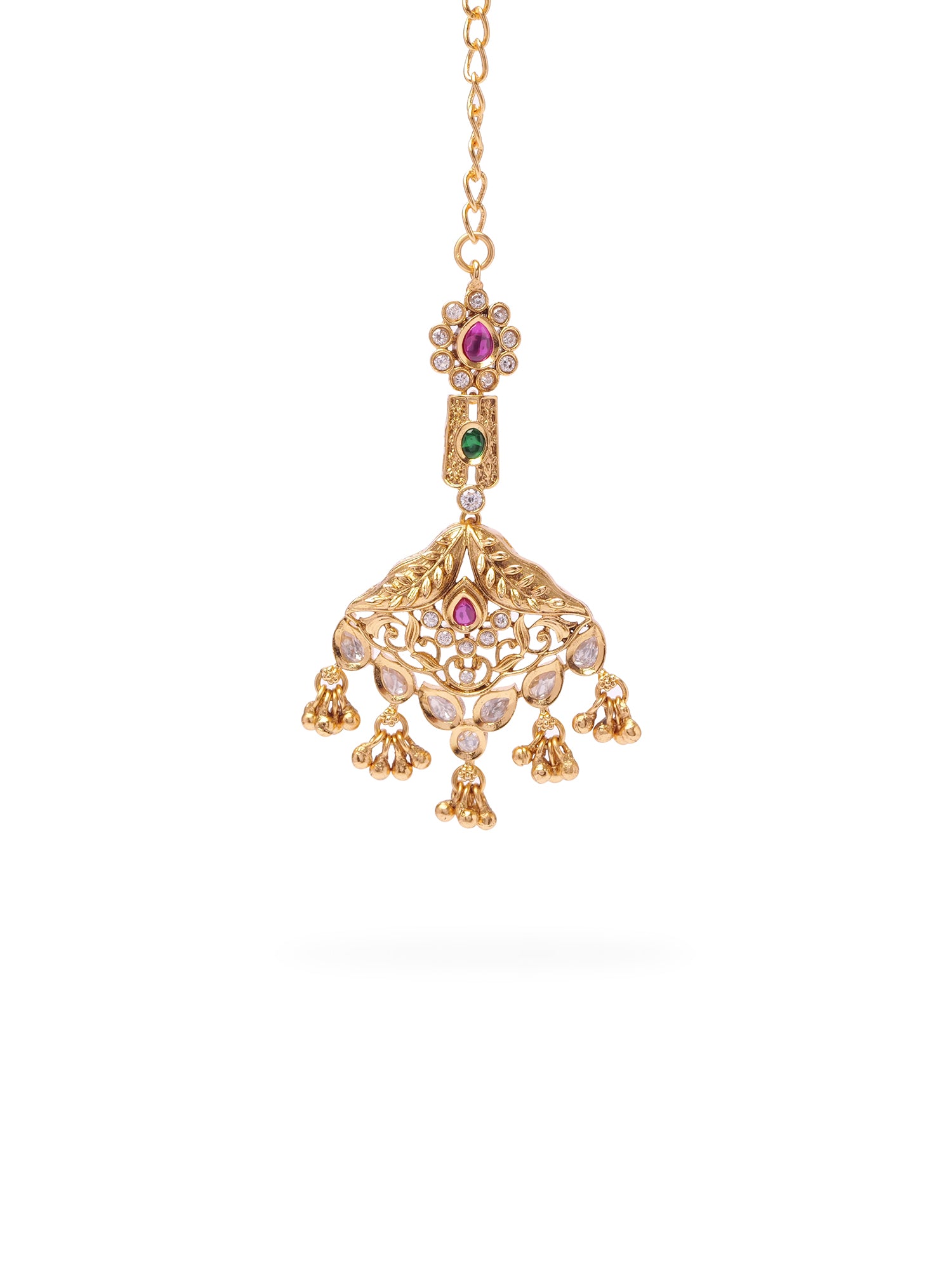 Vaidehi Kundan Necklace Set in Multi