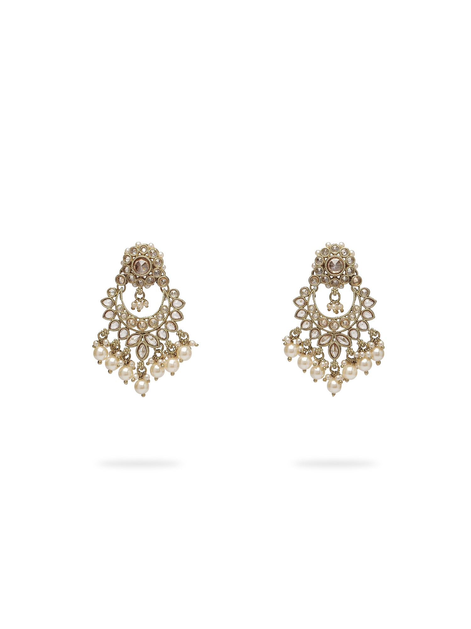Vaishali Earrings in Champagne