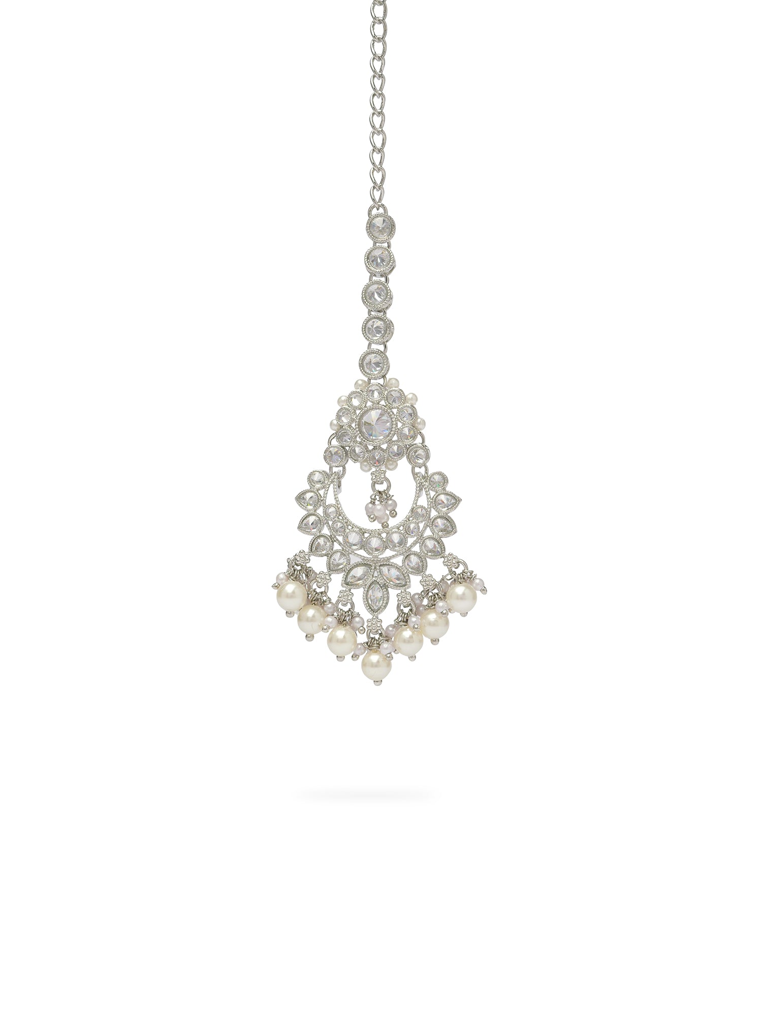 Vaishali Maang Tikka in Rhodium