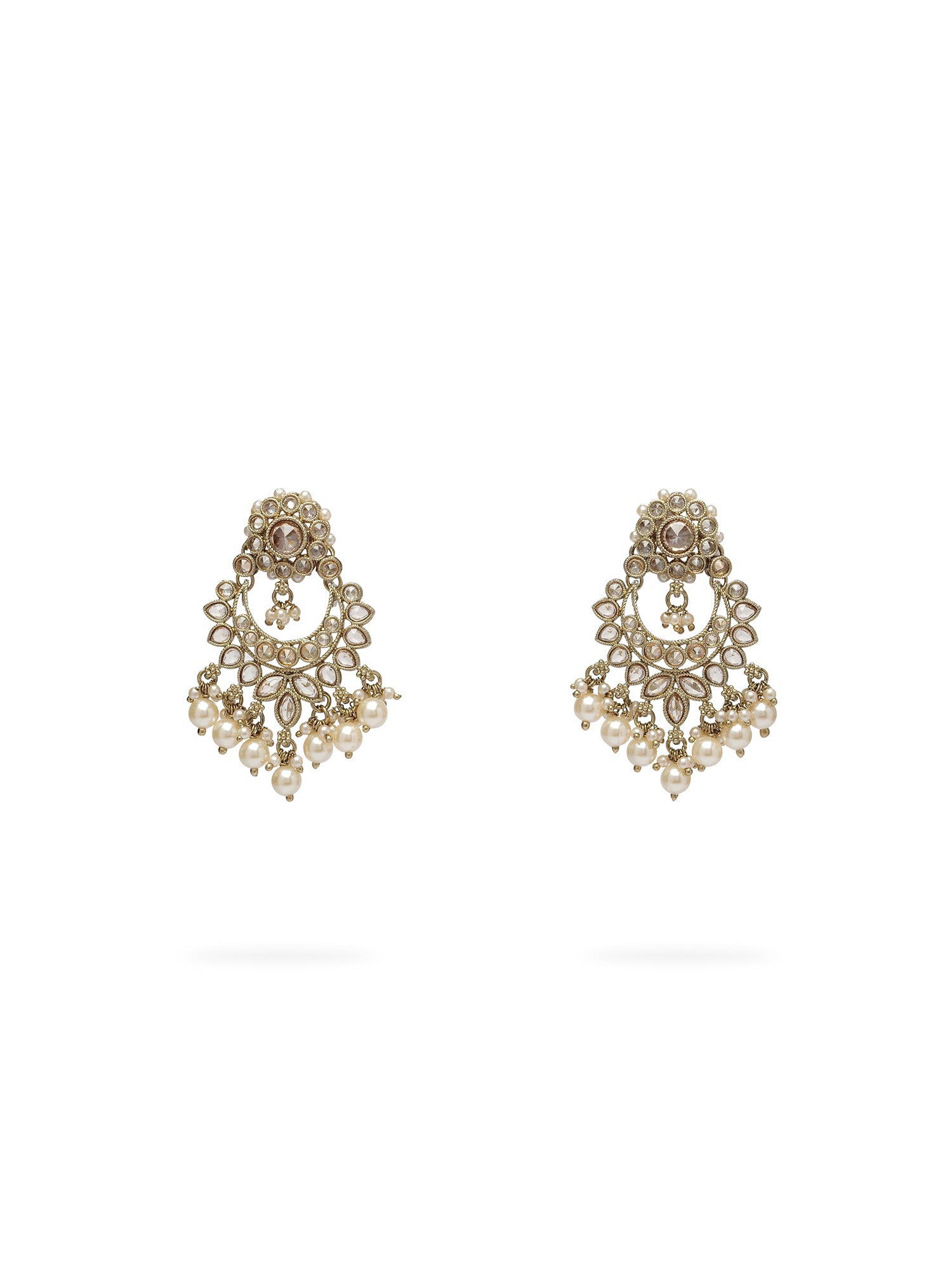 Vaishali Necklace Set in Champagne