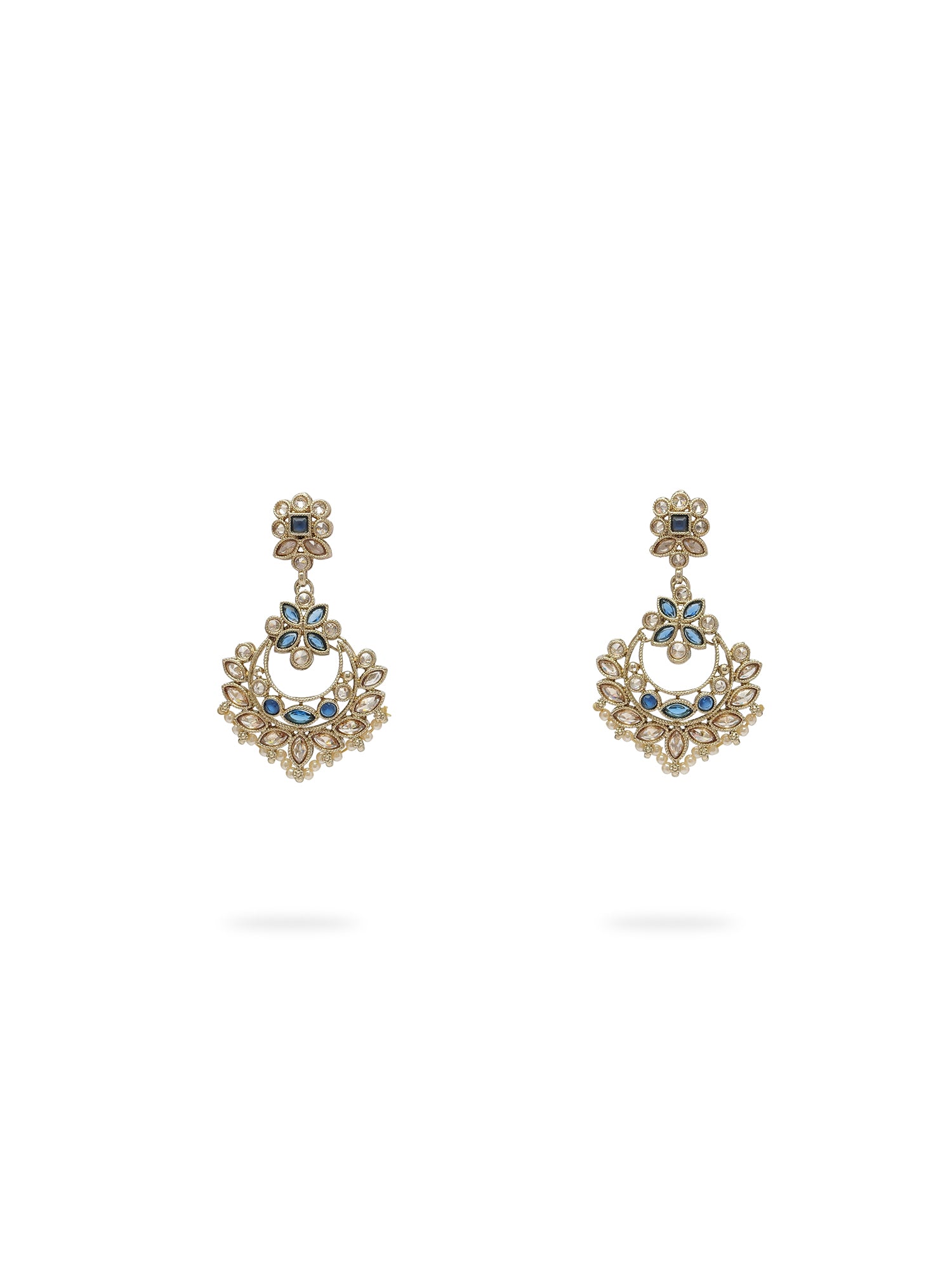 Vanisha Necklace Set in Blue