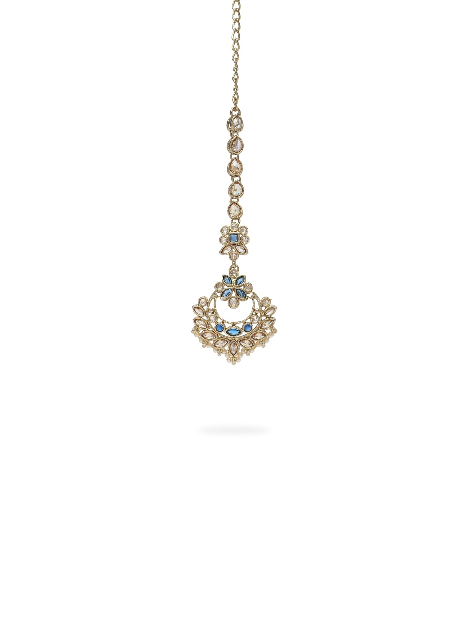 Vanisha Necklace Set in Blue