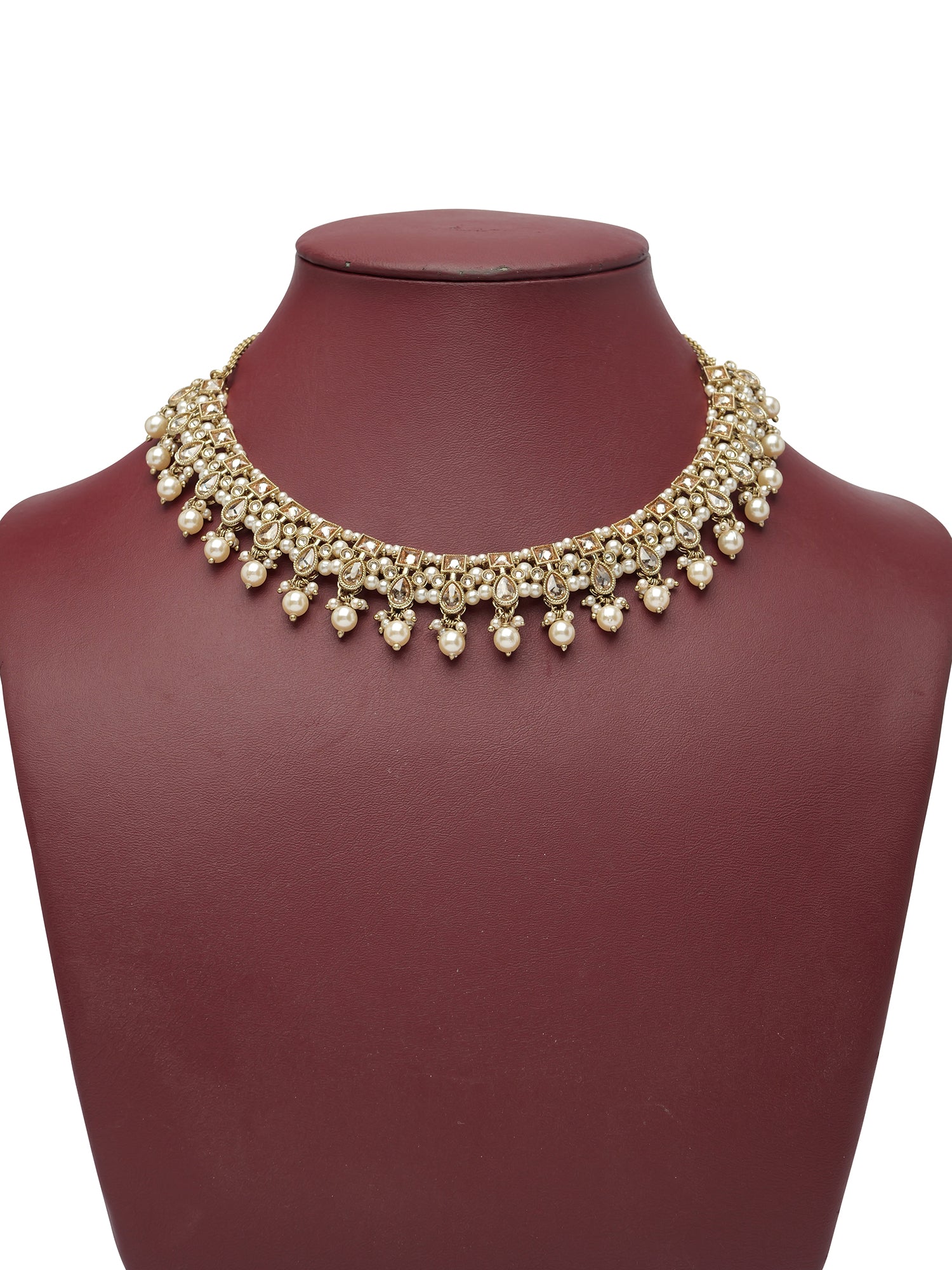 Vanisha Necklace Set in Champagne