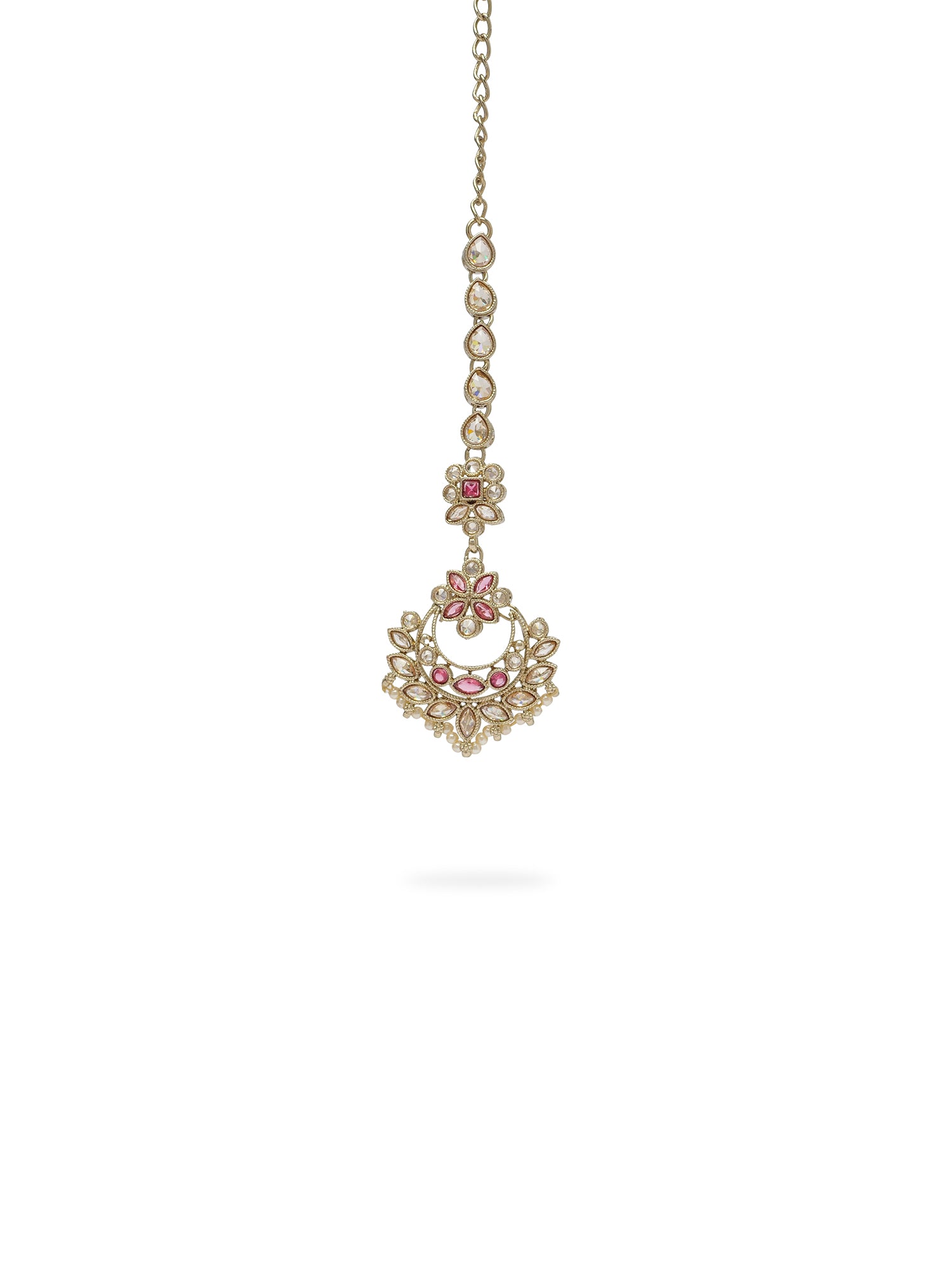 Vanisha Necklace Set in Hot Pink
