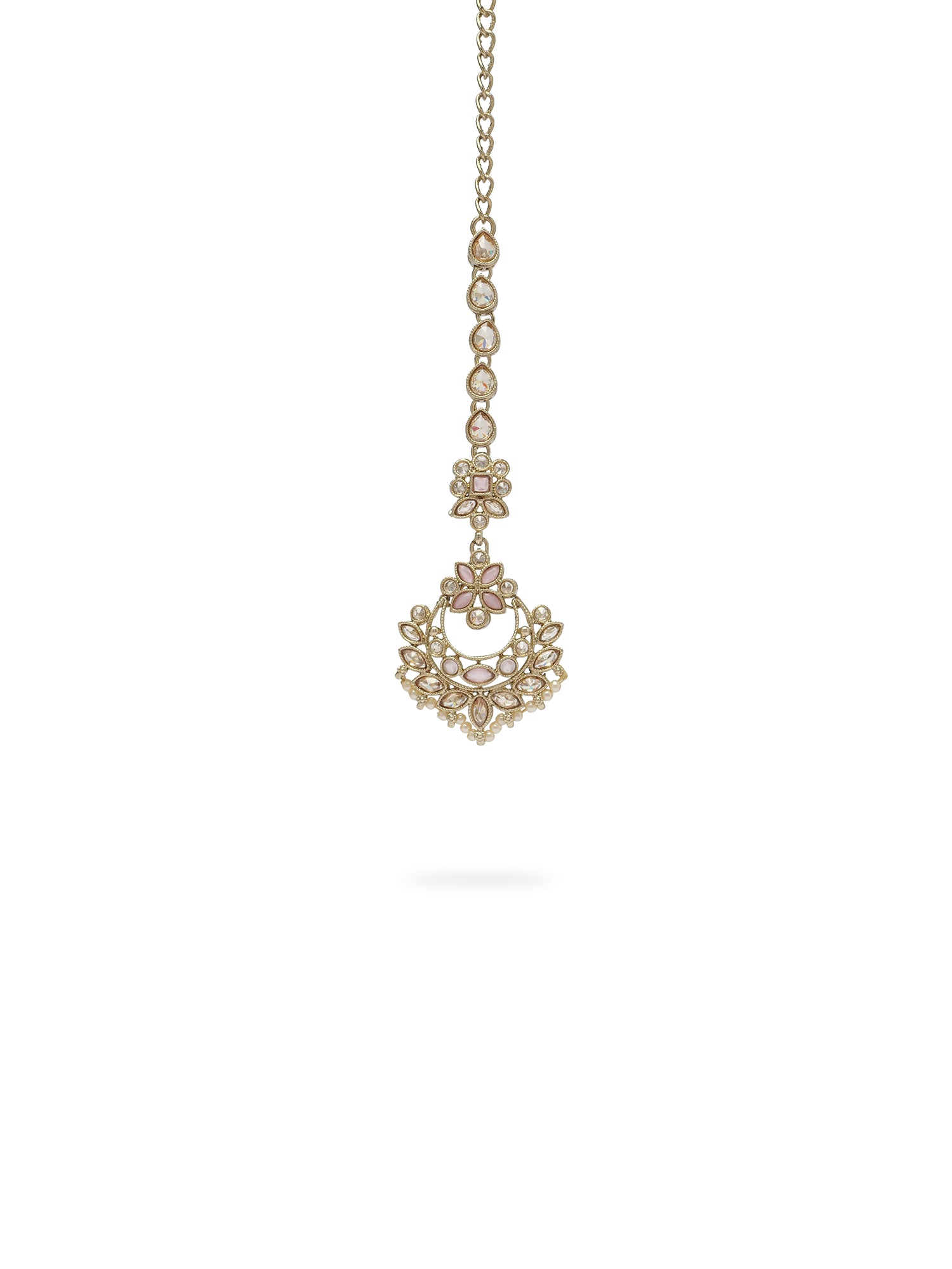 Vanisha Necklace Set in Light Pink 
