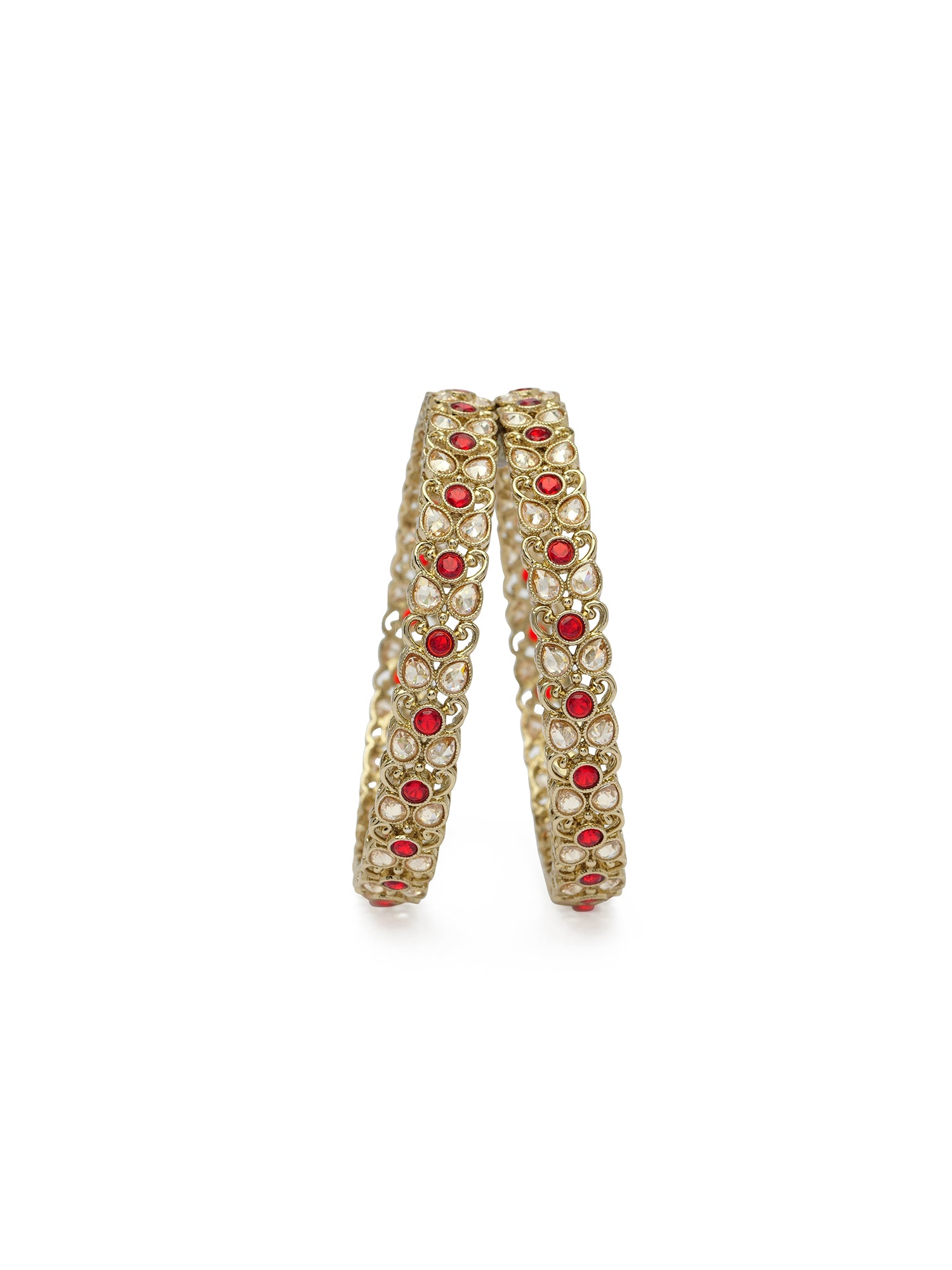 Vanya Kada Bangles in Maroon