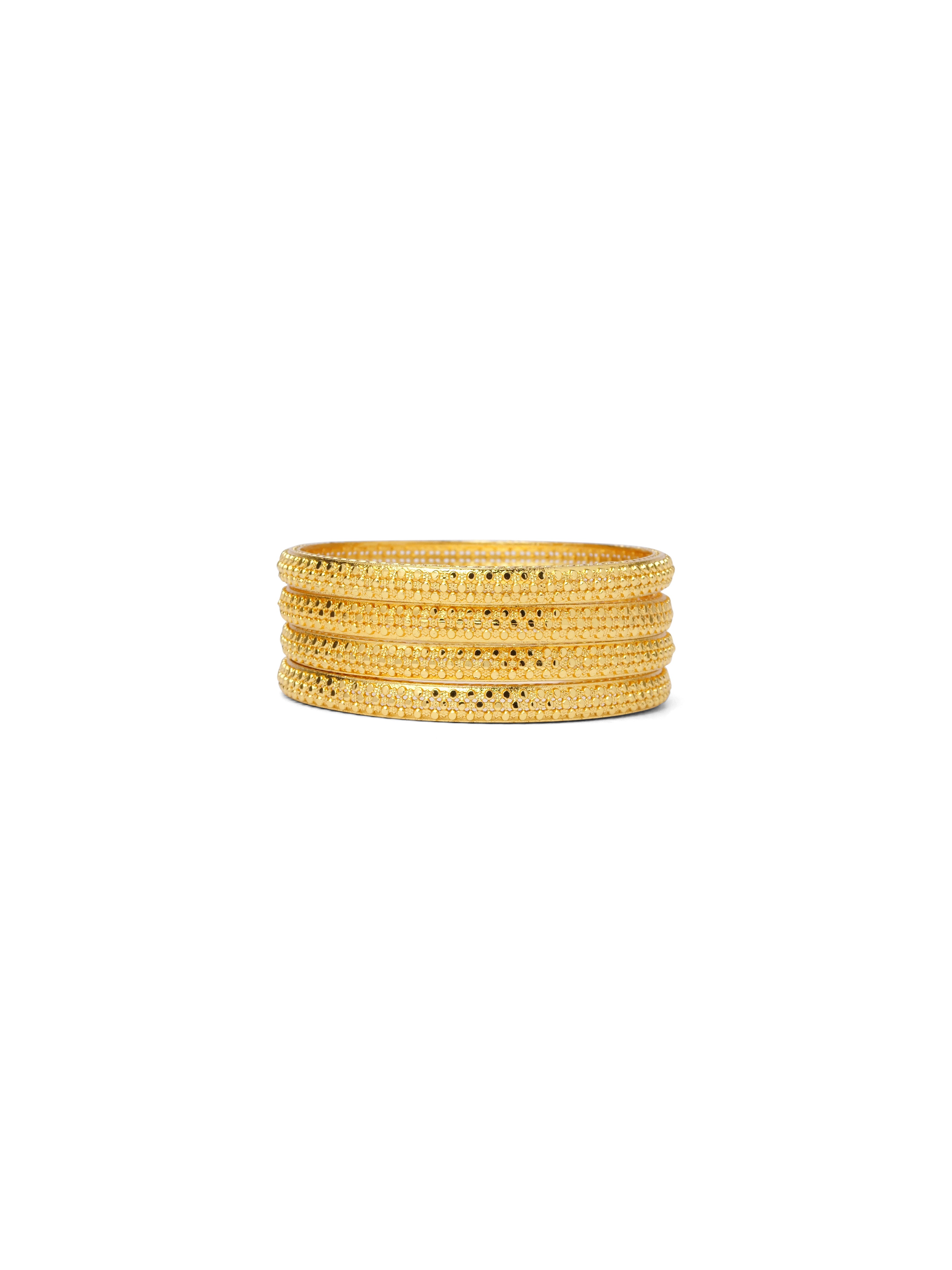 Varsha Set of 4 Classic Gold Bangles