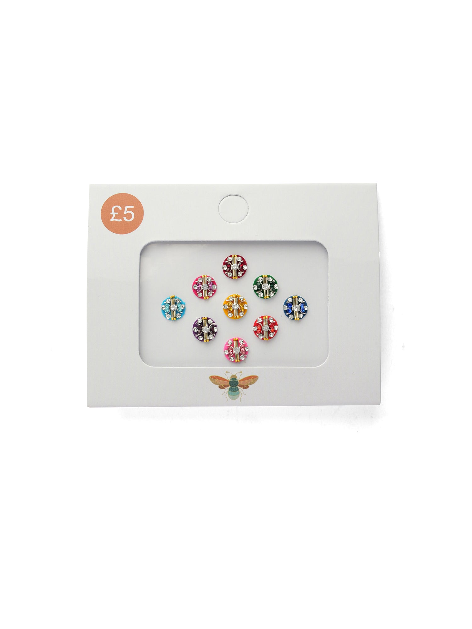 Viana Round Colourful Bindis