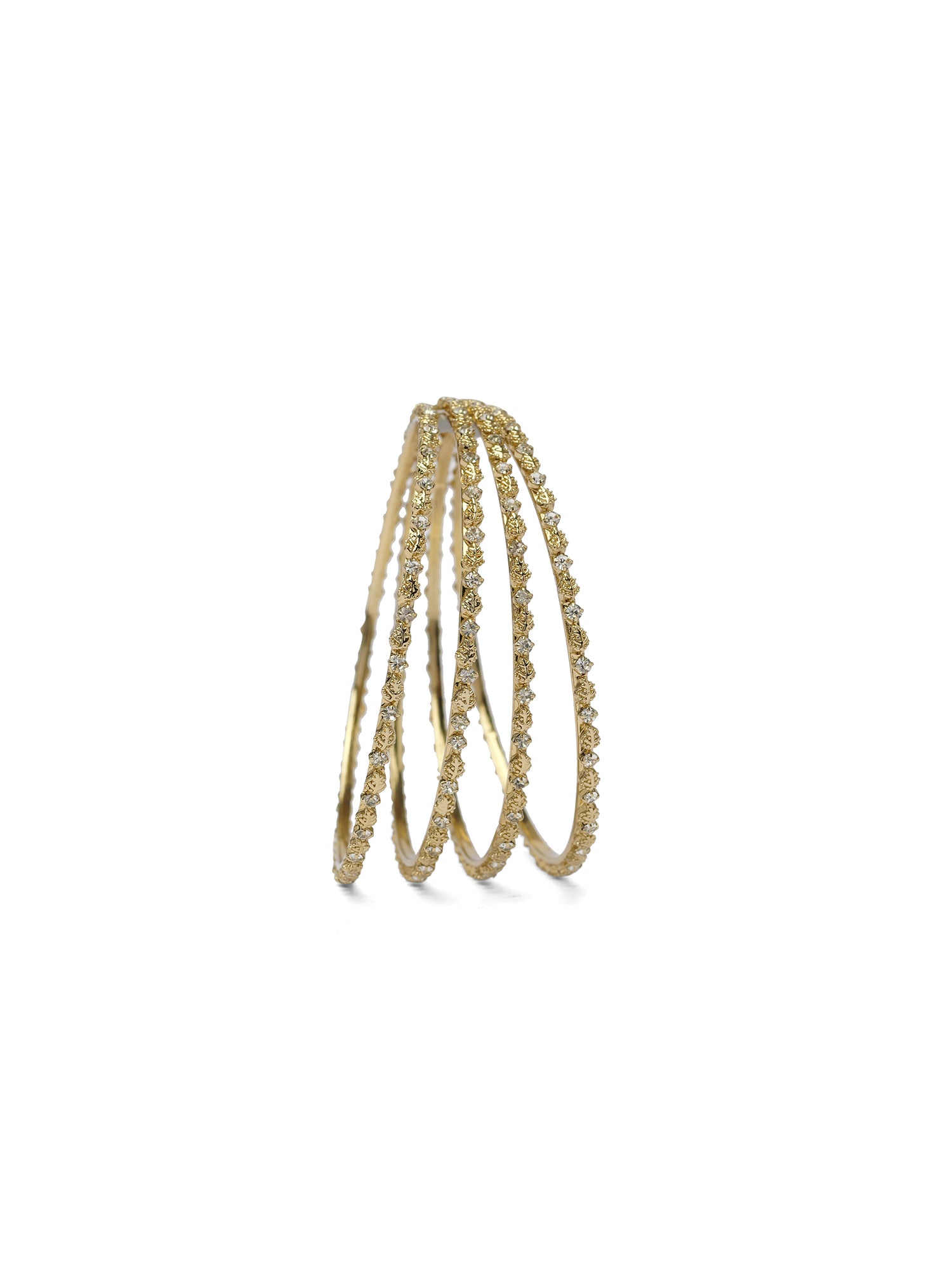 Vihana Diamante Bangles in White