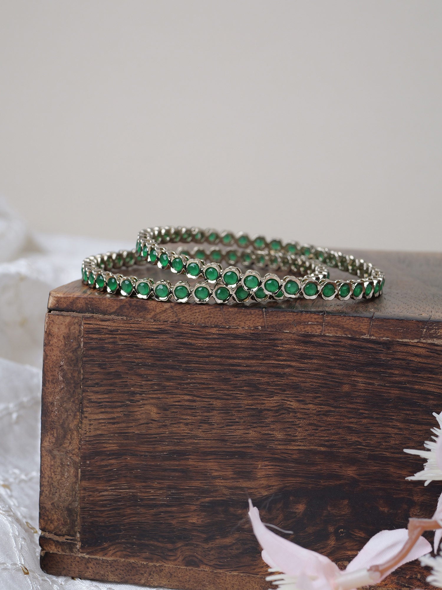 Vinaya Kada Bangles in Green