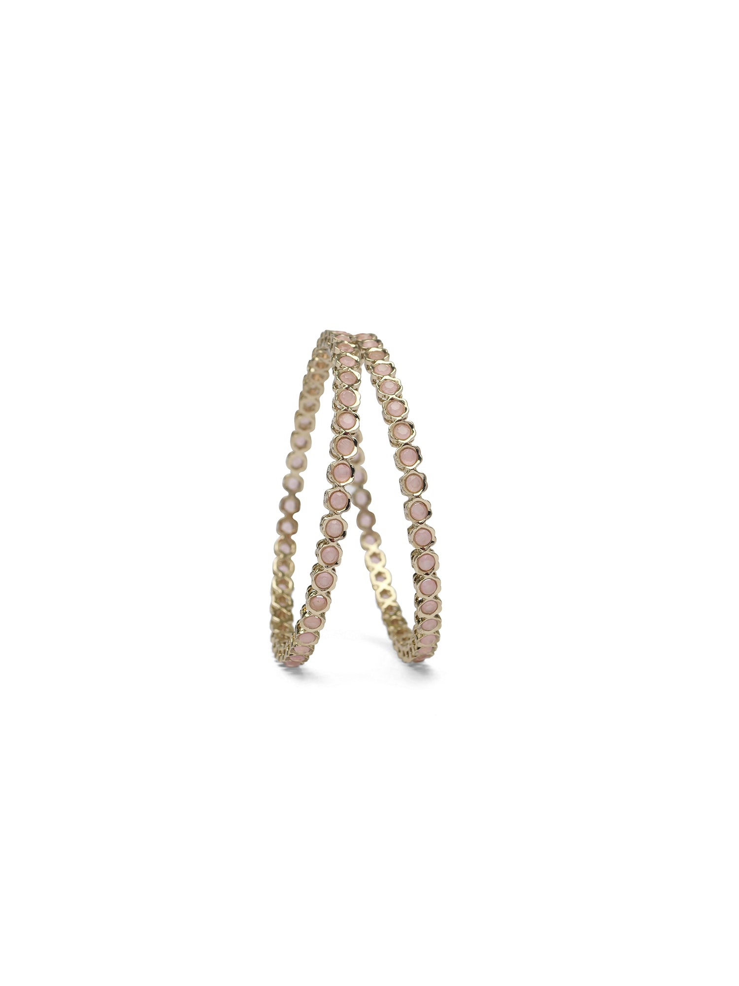 Vinaya Kada Bangles in Light Pink