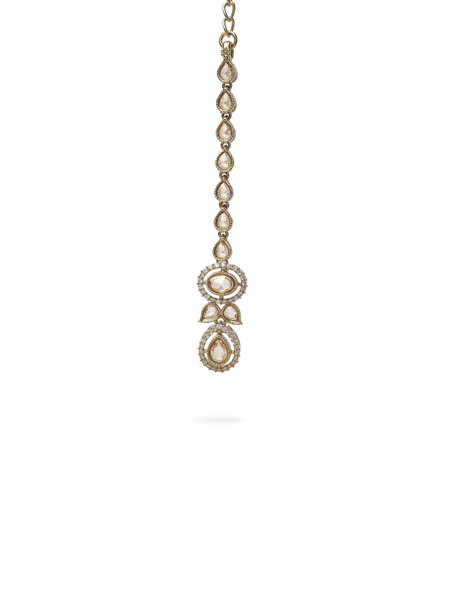 Zameen Necklace Set in Champagne