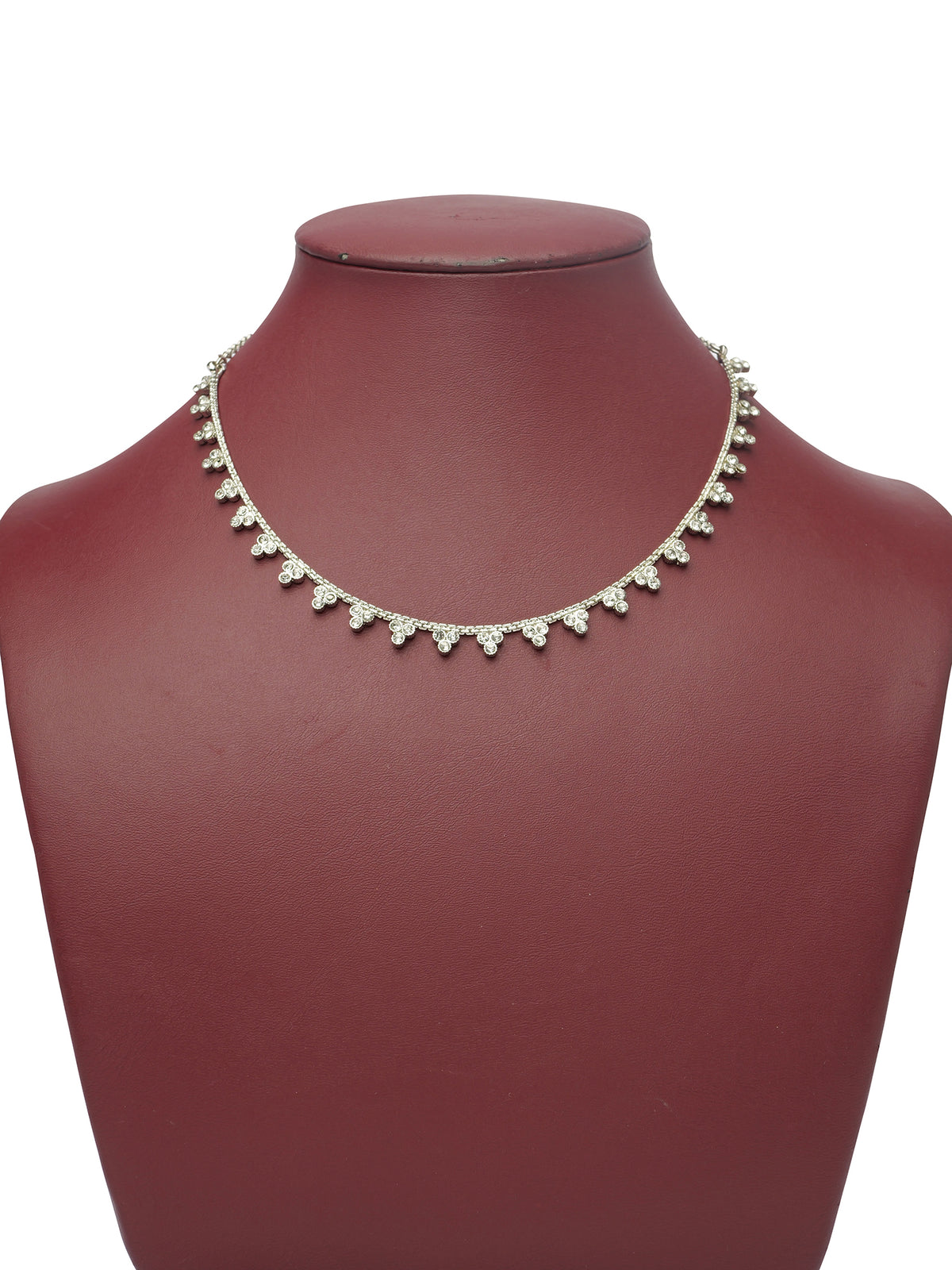 Zareen Necklace in Rhodium