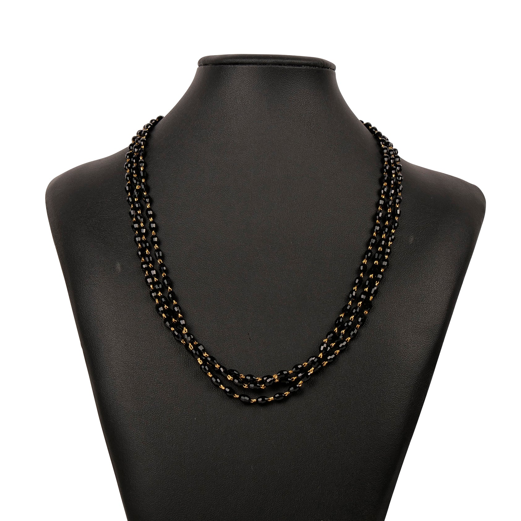 Beaded Necklace to Treasure in Black