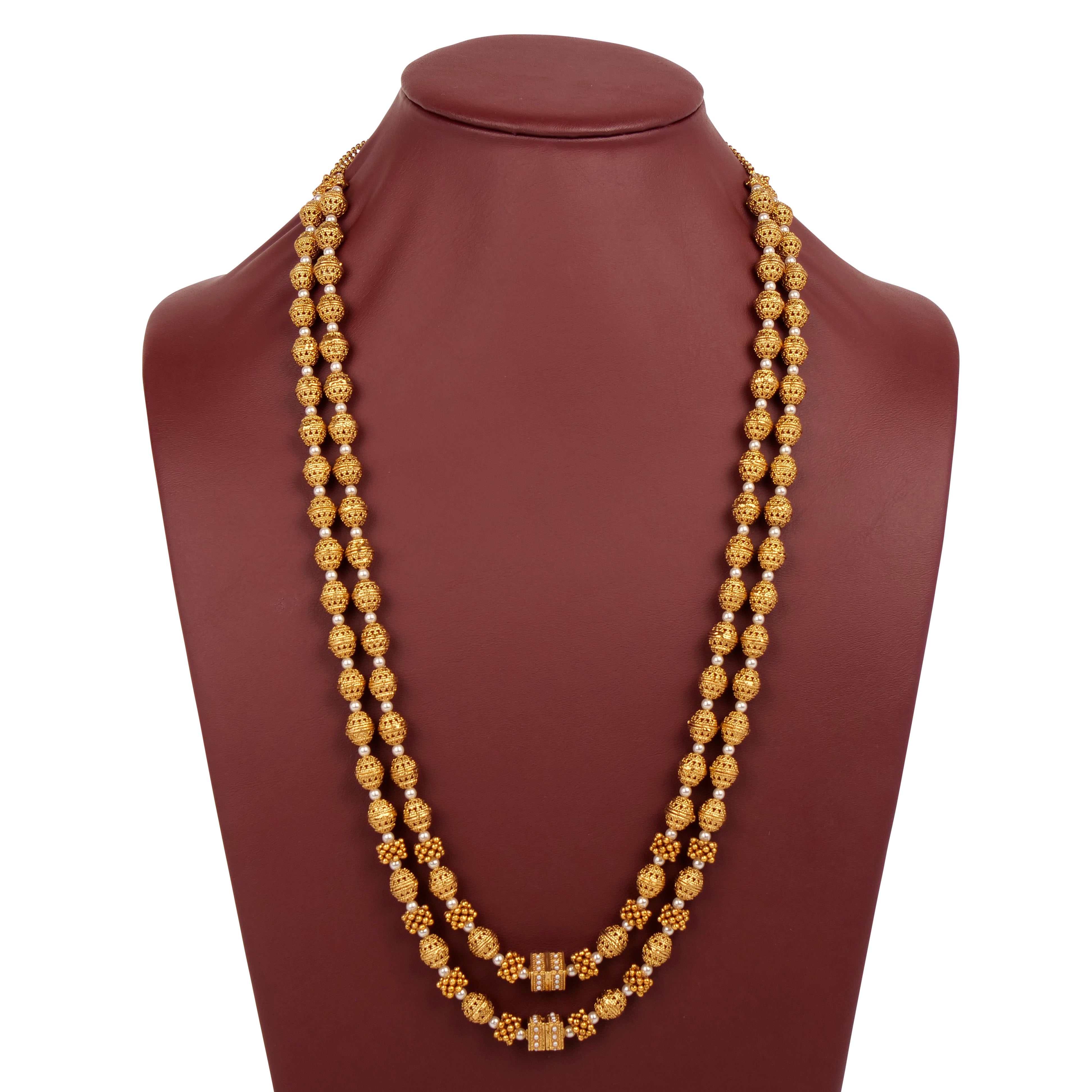 Reeva Layered Chain Set in Pearl