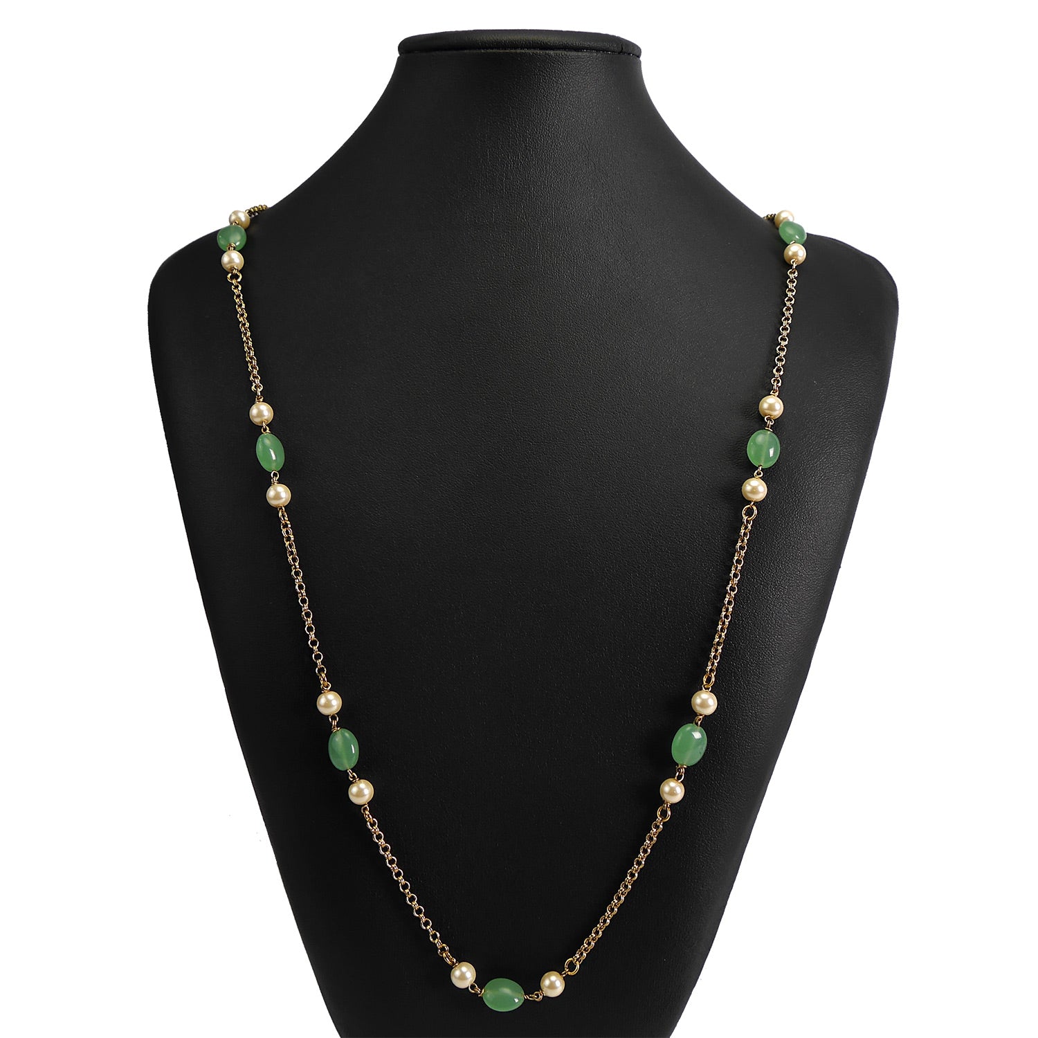 Mint Green and Pearl Long Chain