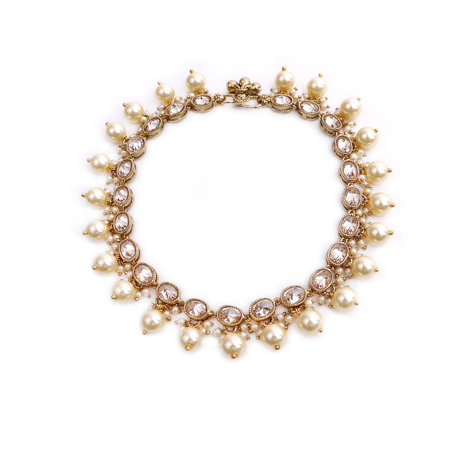 Oval Pearl Anklet