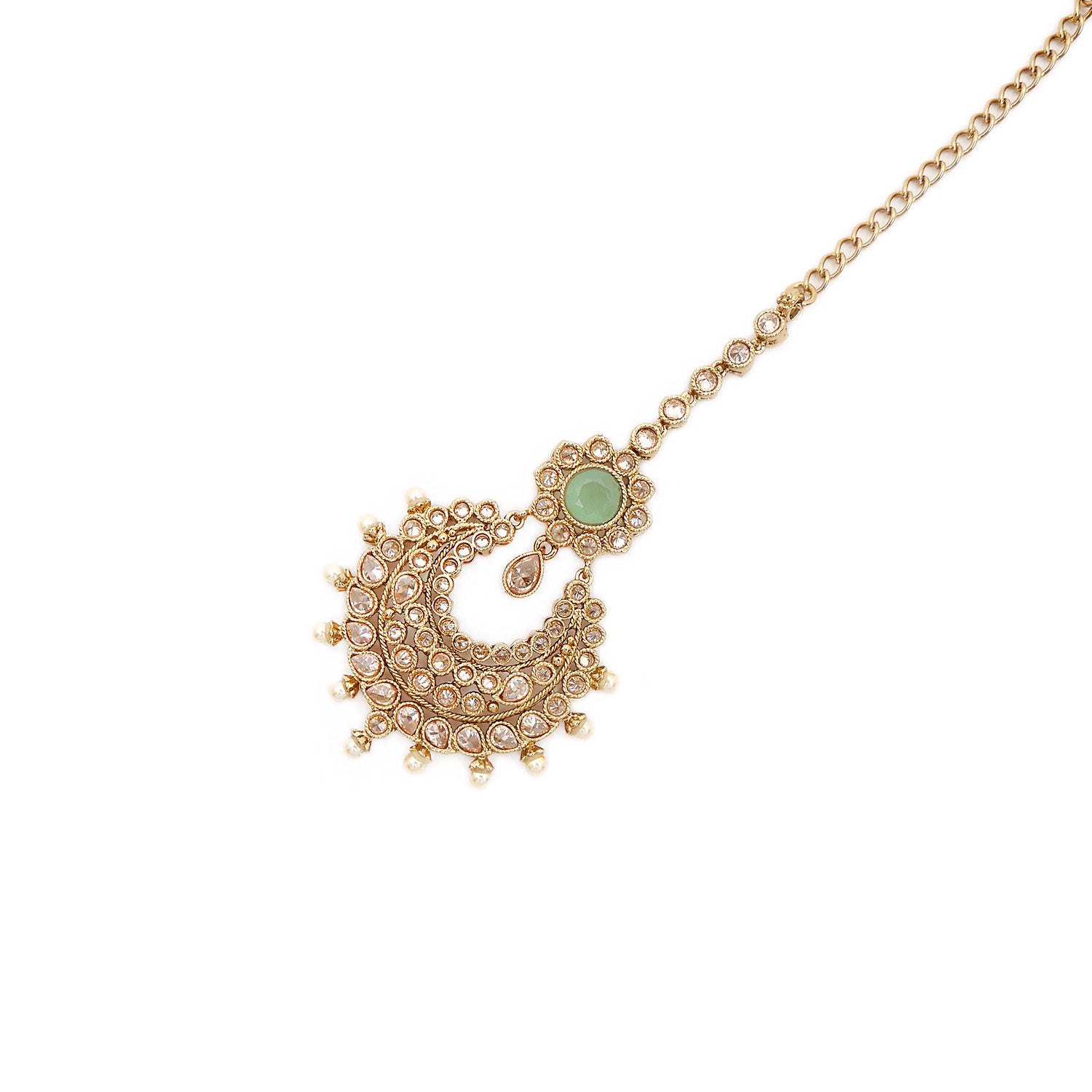 Chand Tikka in Pearl and Mint