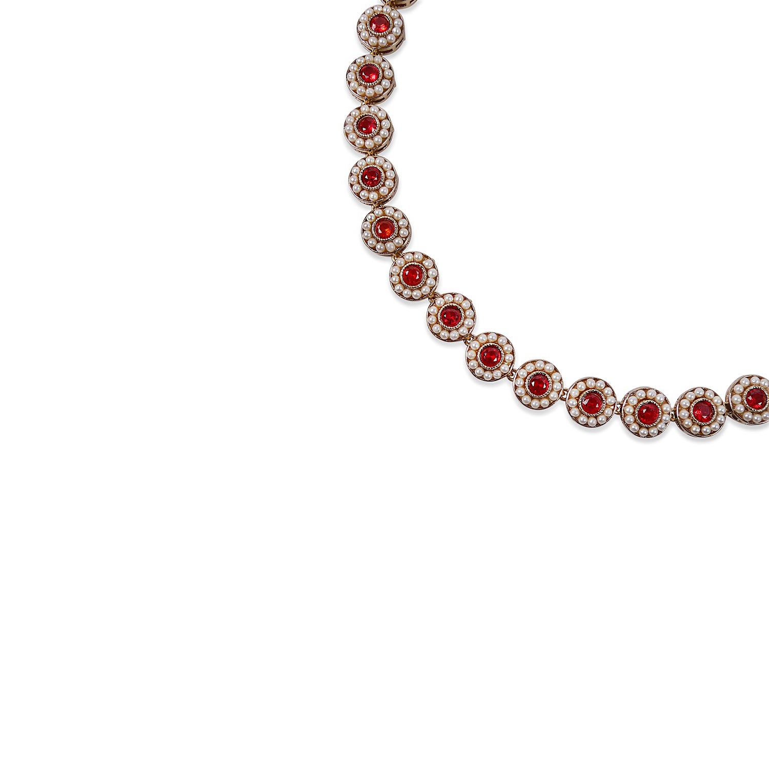 RED CRYSTAL NECKLACE