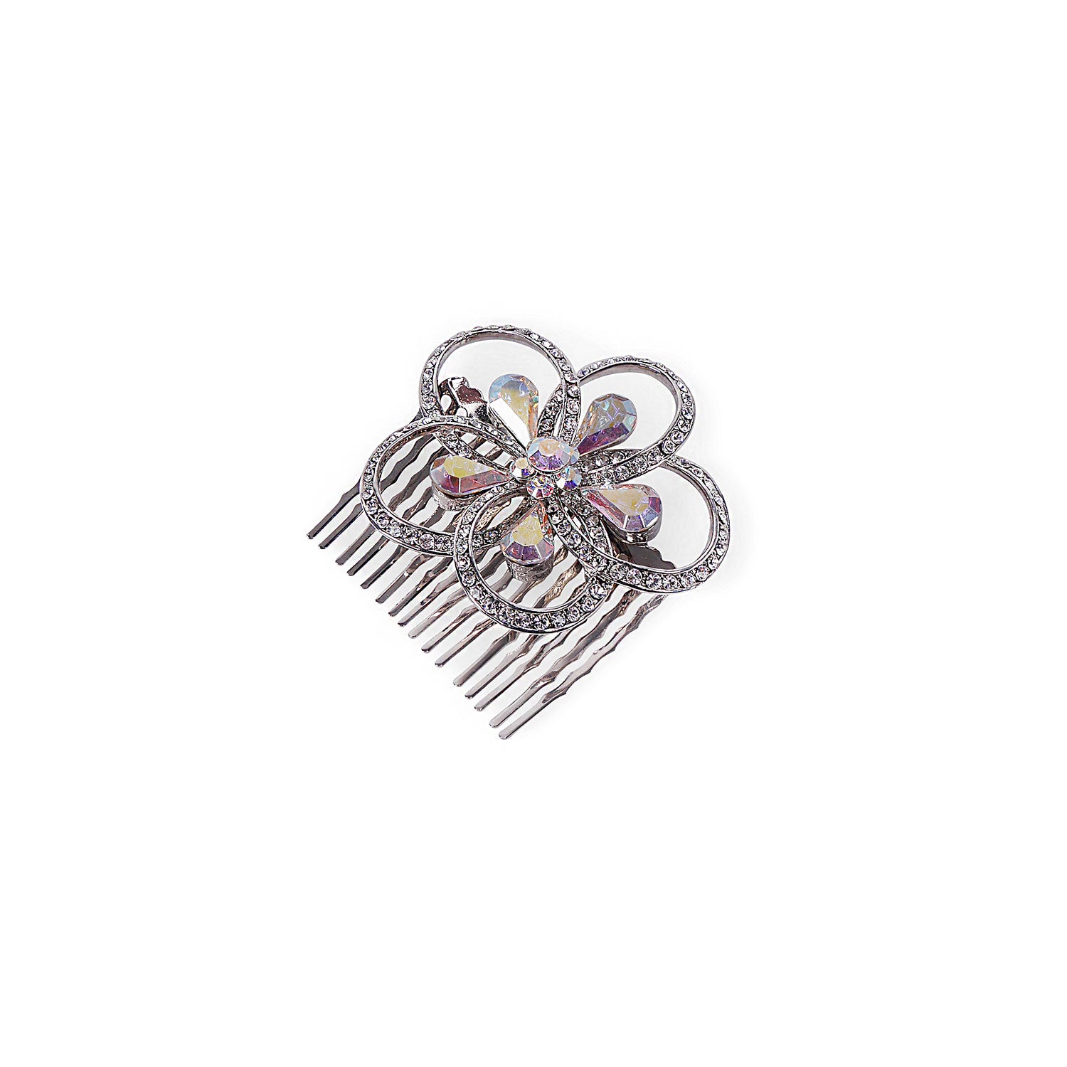 Sylvia Flora Hair Comb in Multi