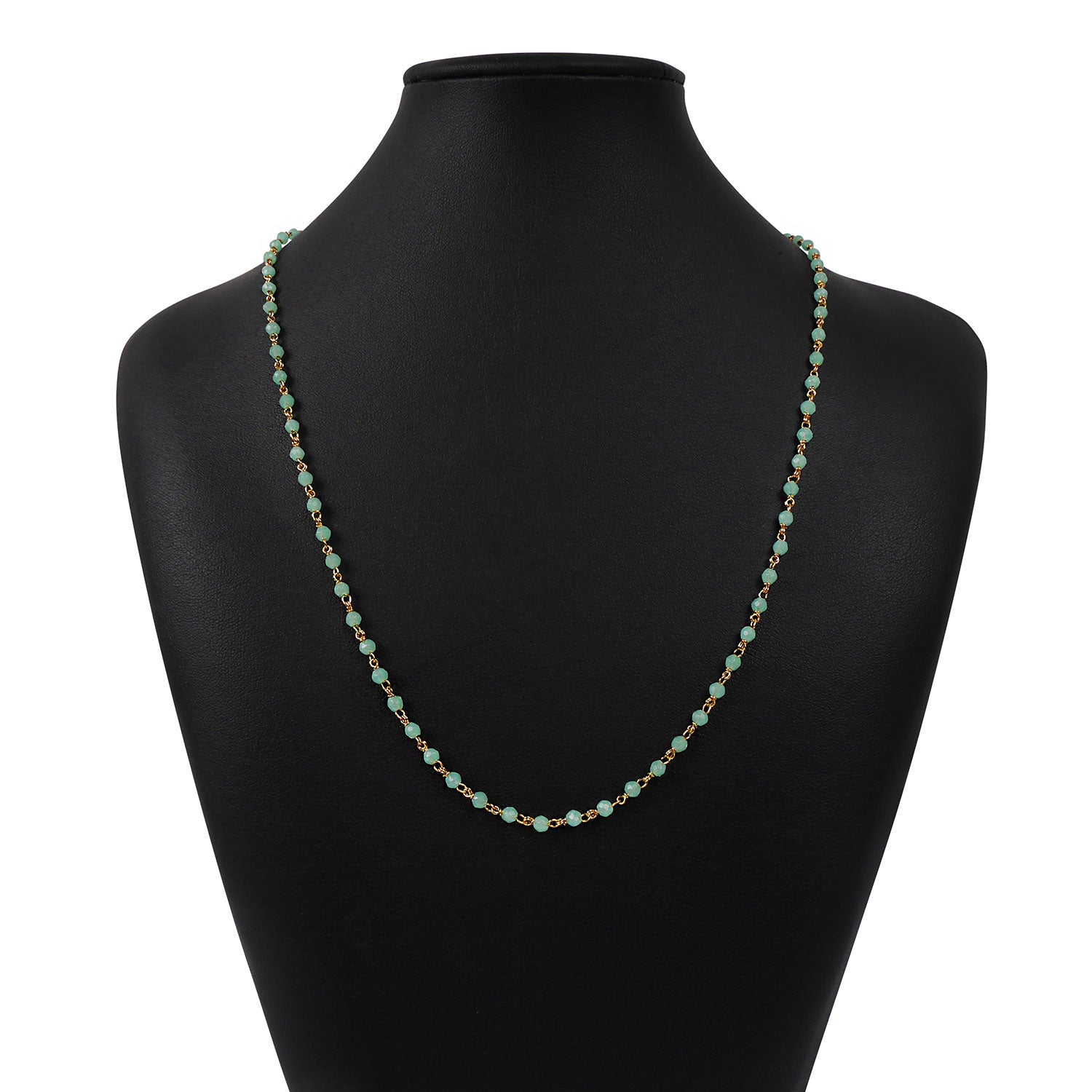 Maria Beaded Necklace in Mint