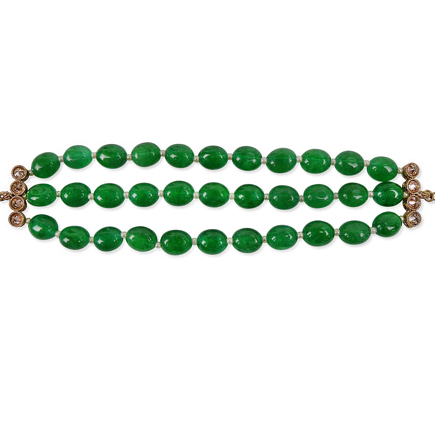 Sofiya Bead Bracelet in Green