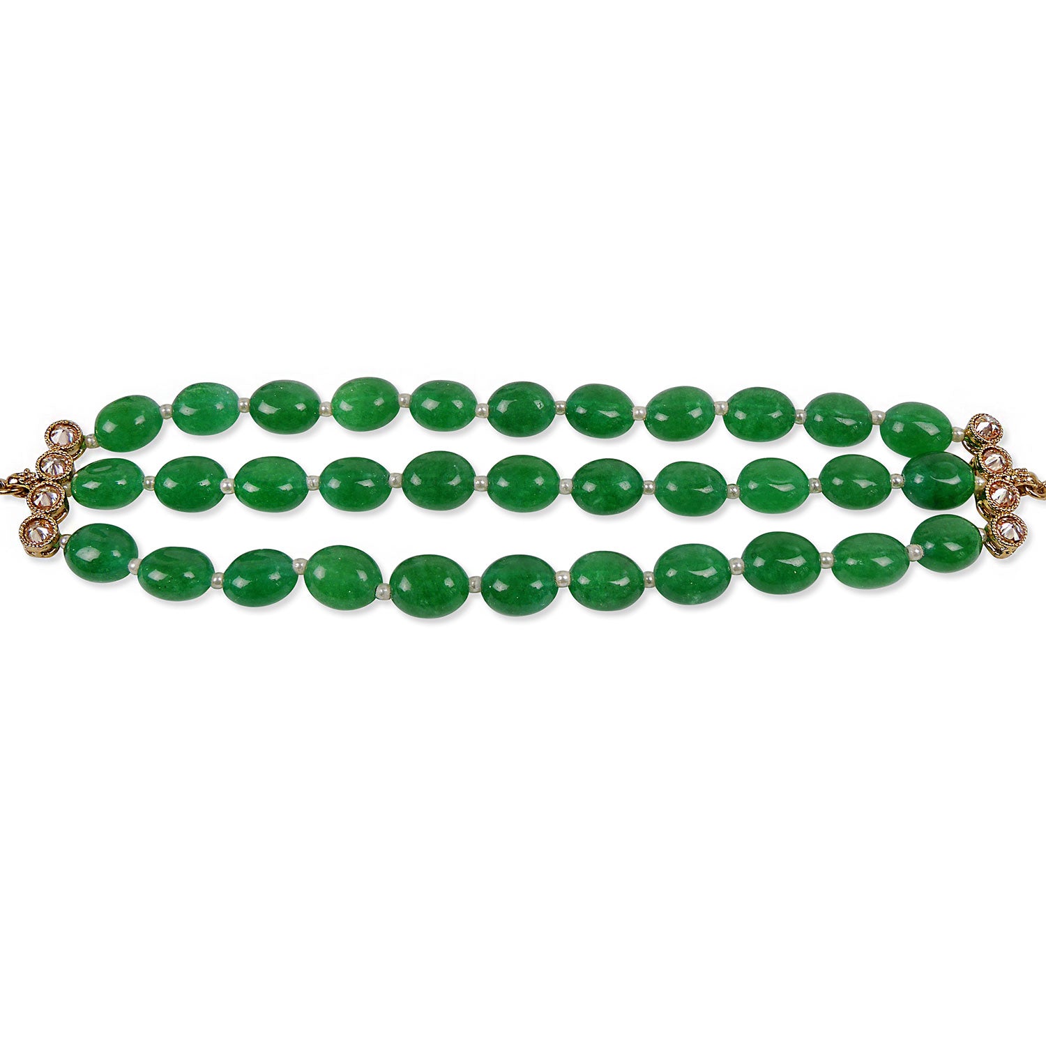Sofiya Bead Bracelet in Green