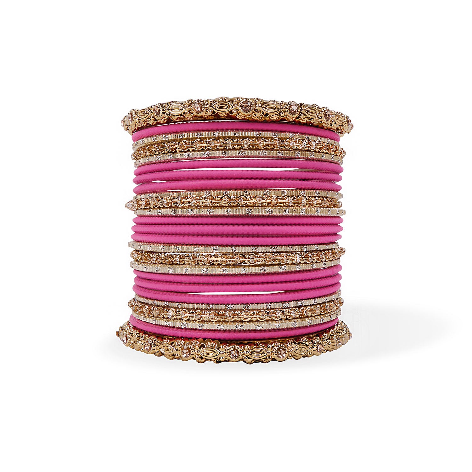 Classic Bangle Set in Pink