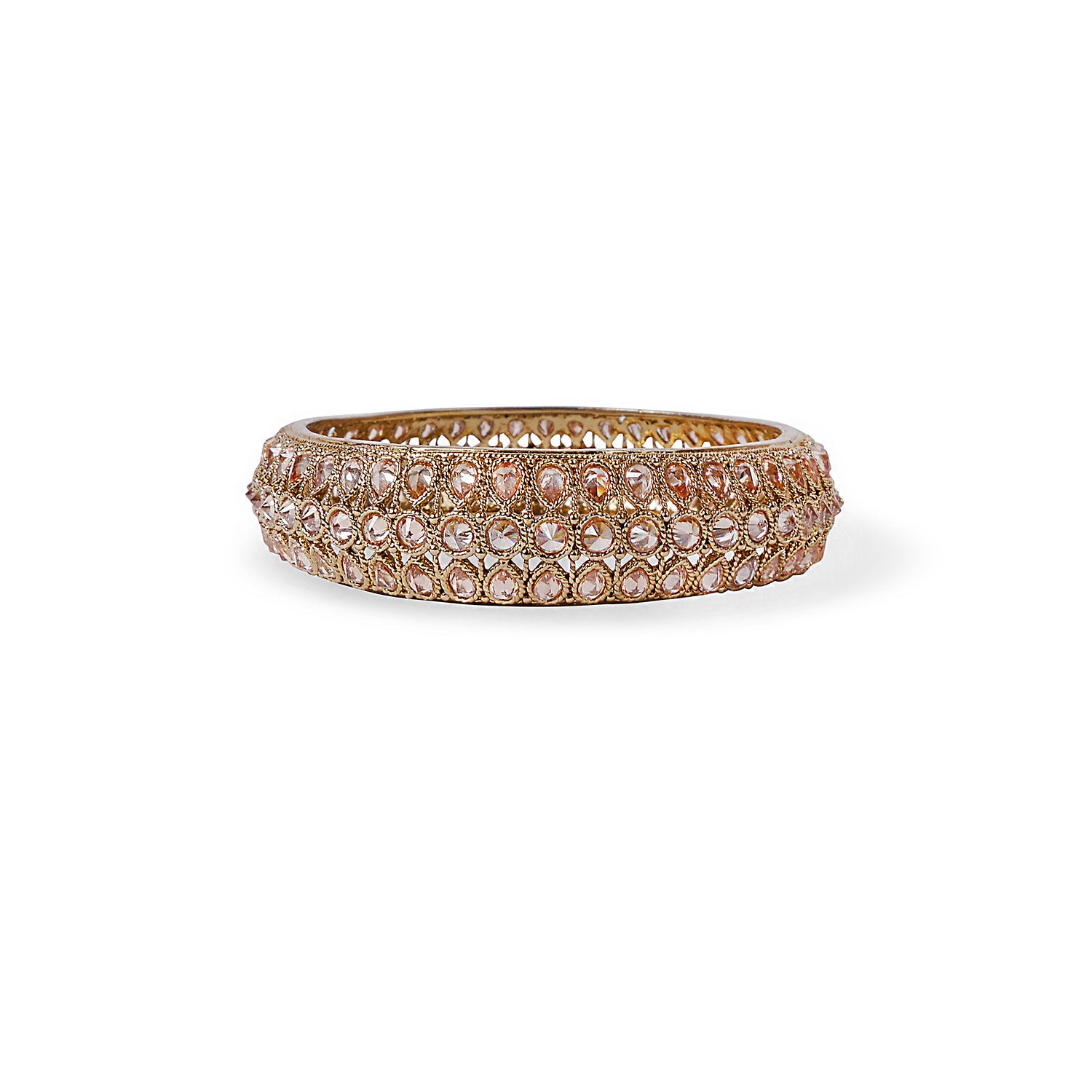 Rama Indian Bangle in Antique Gold