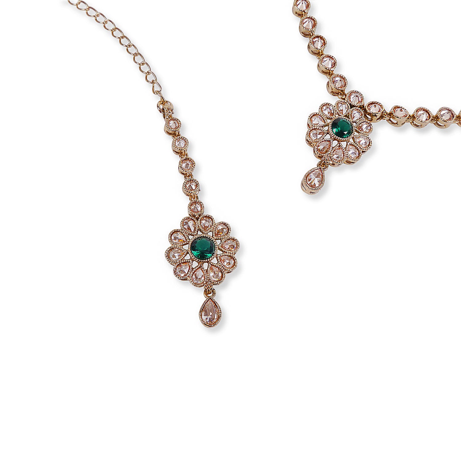 Dipa Necklace Set in Jade
