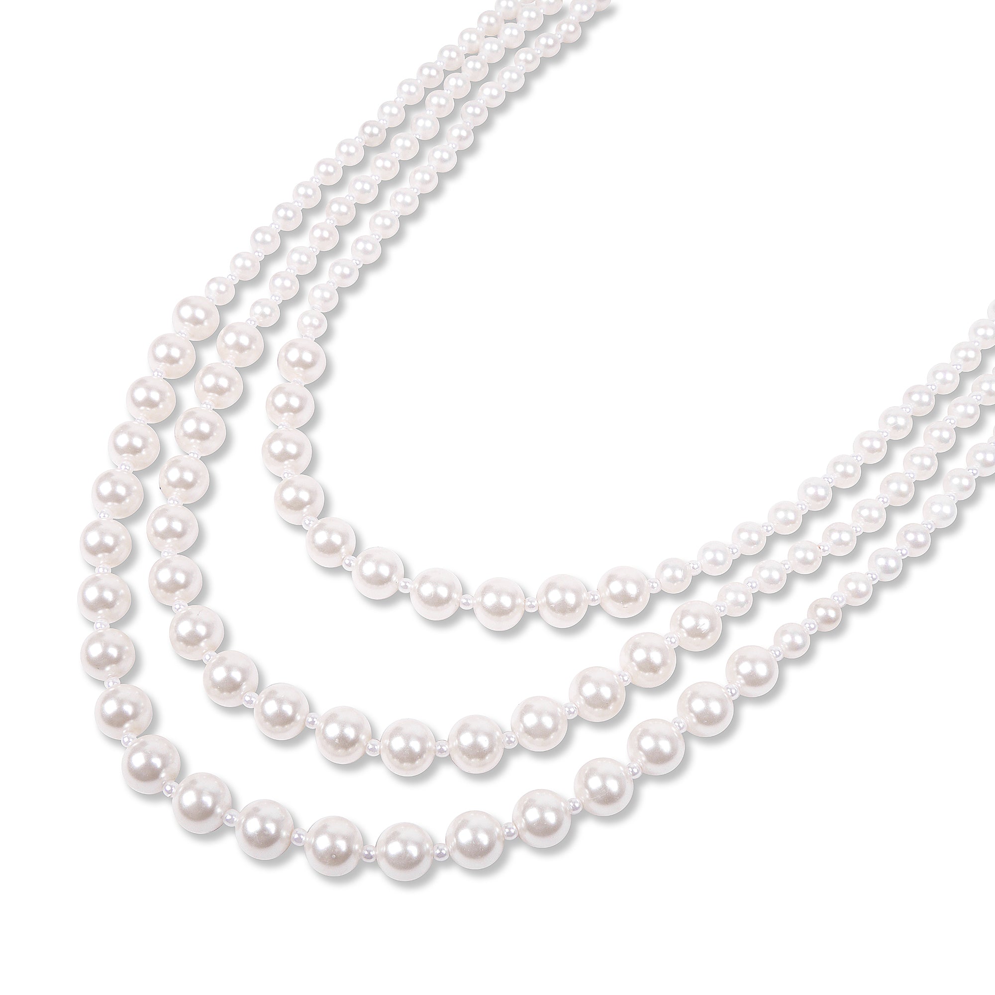 Ameerha Layered Pearl Long Chain
