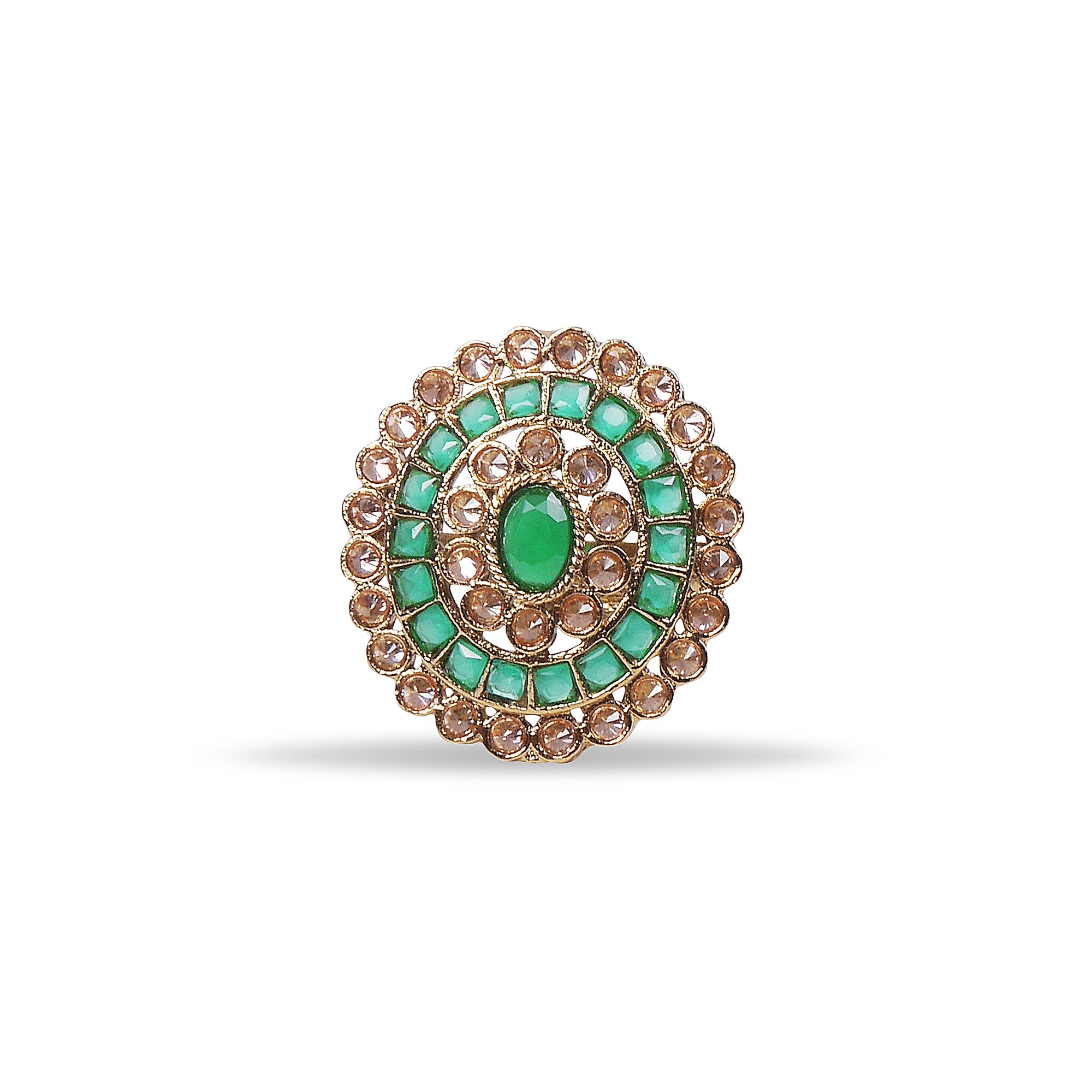 Jiera Classic Ring in Green
