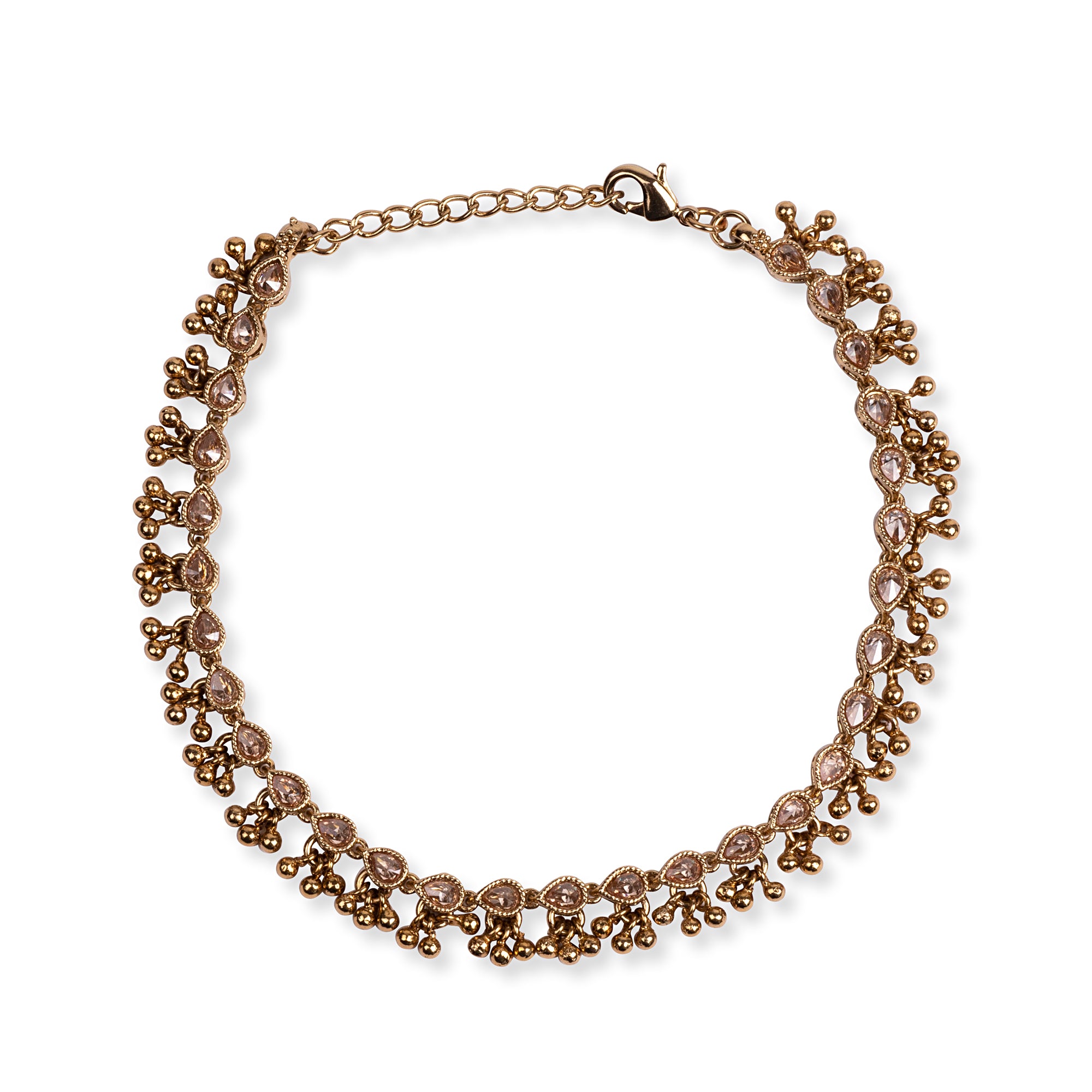 Classic Small Gold Ball Anklet