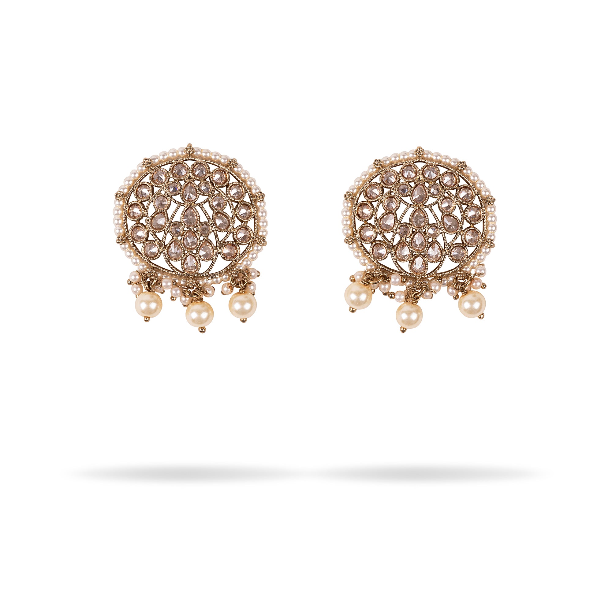 Adela Earrings in Pearl