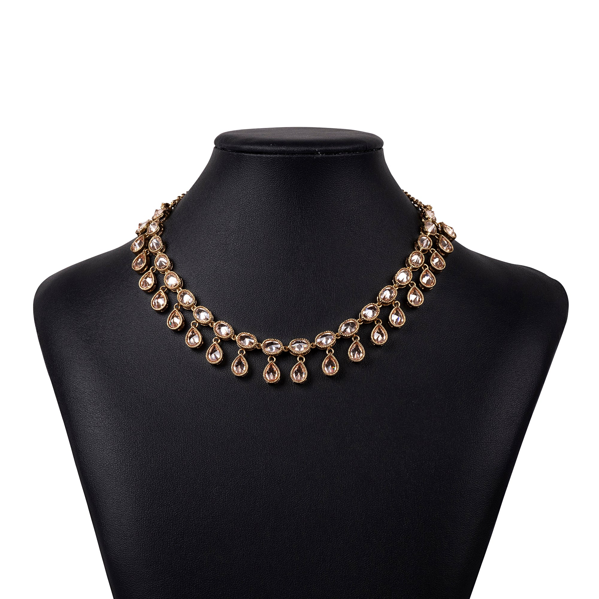 Nilima Necklace Set in Champagne