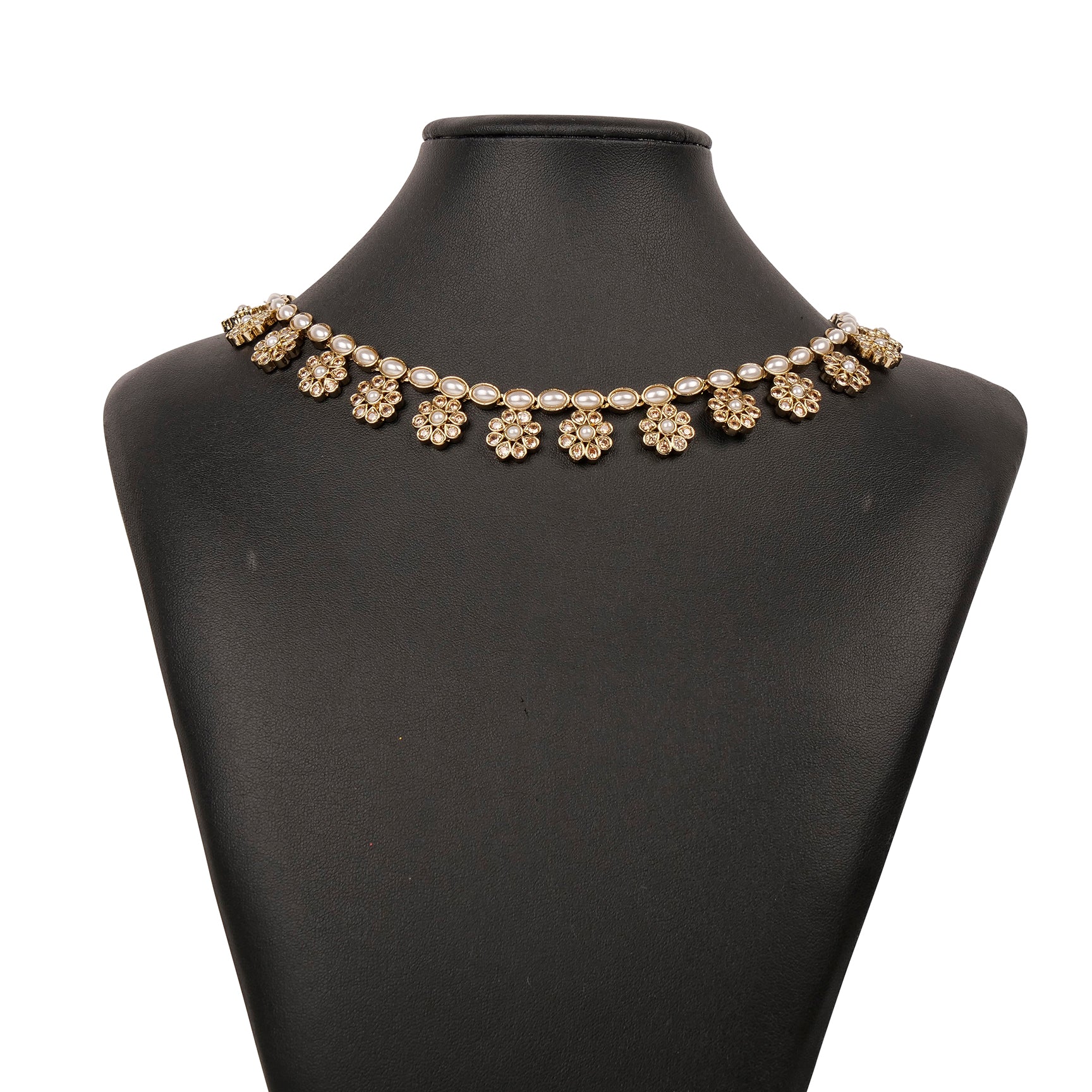 Jasmine Necklace Set in Pearl